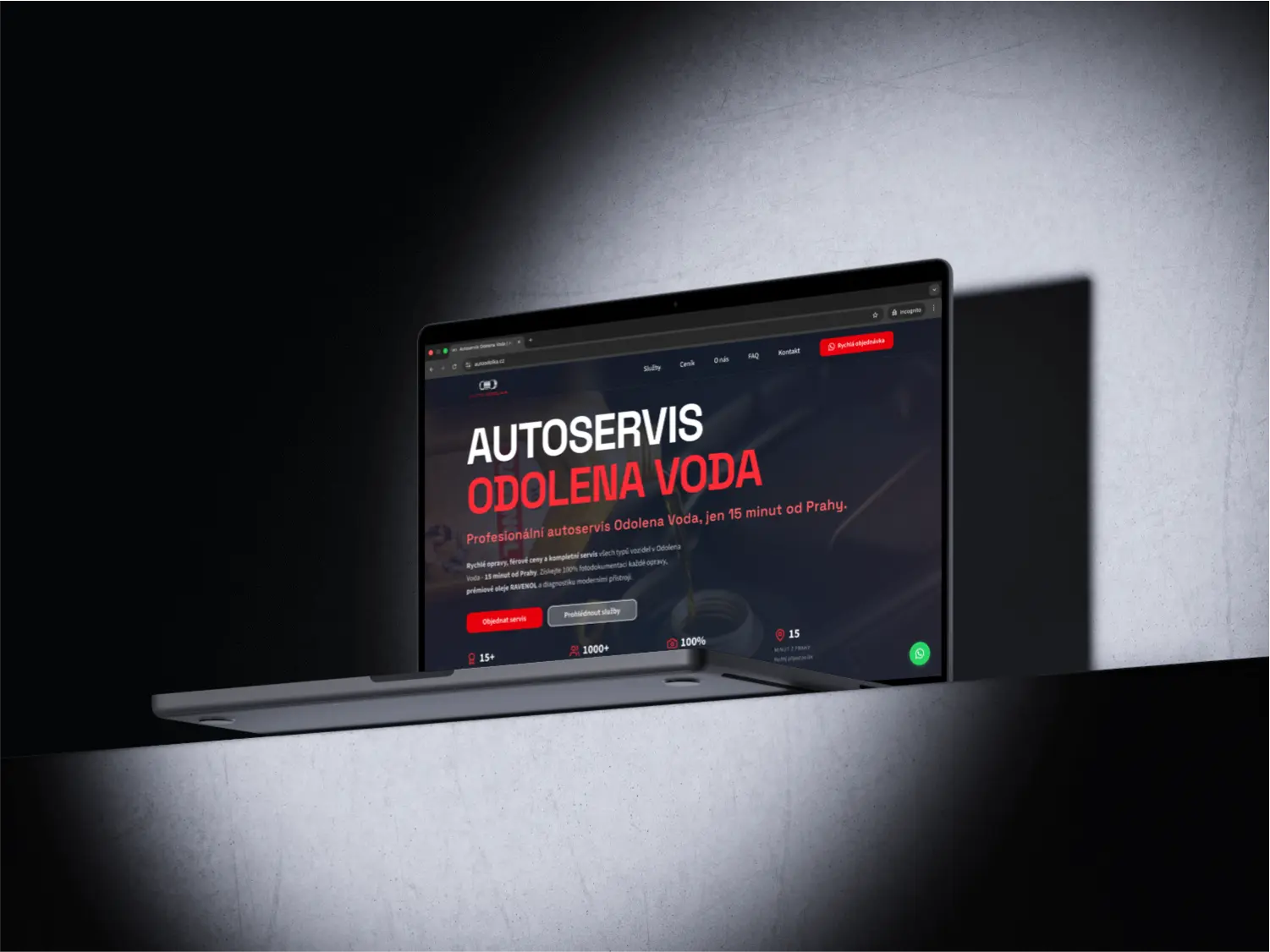 Auto Odolka - Autoservis - Reference webového projektu vytvořeného Appitect
